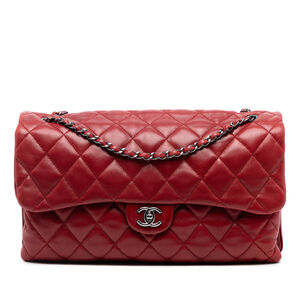 Pre-Loved Chanel Maxi Quilted Lambskin 3 Accordion Flap